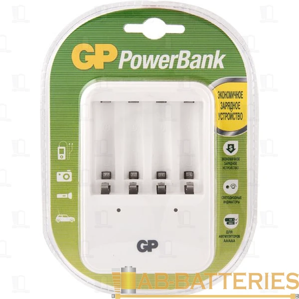 З/У для аккумуляторов GP PB420 Standard AA/AAA 4 слота (1/10)