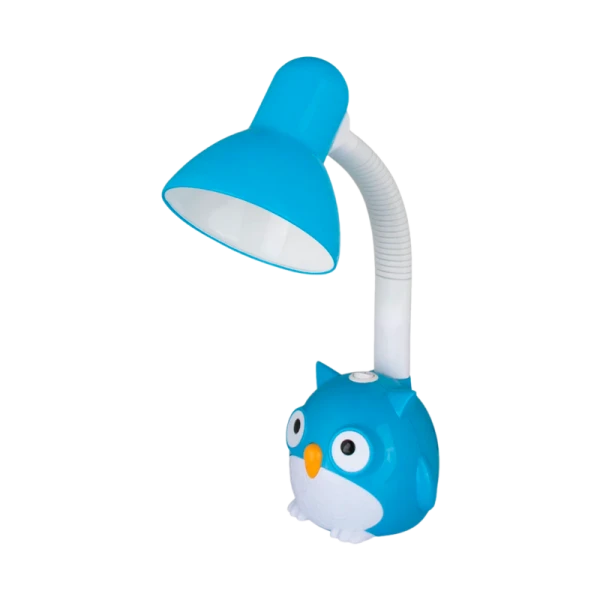 Светильник настольный Camelion KD-380 40W 230V E27 на основании с выключателем синий (1/12)