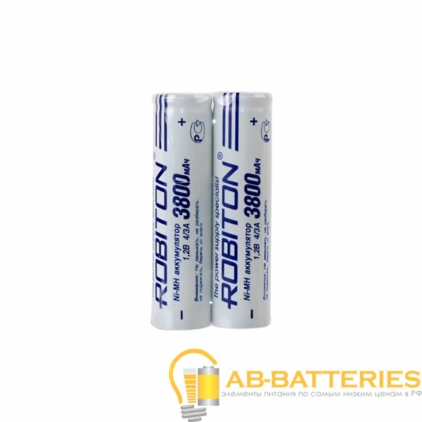 Аккумулятор ROBITON 3800MH4/3A-2 SR2, в упак 32 шт (2/32/384)