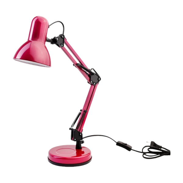 Светильник настольный Camelion KD-313 60W 230V E27 на основании пурпурный (1/6)