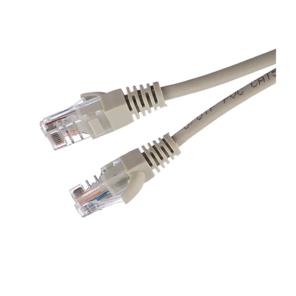 Патч-корд GoPower RJ-45 (m)-RJ-45 (m) 1.0м кат.5е ПВХ 26AWG CCA серый Premium Zip-Lock c подвесом