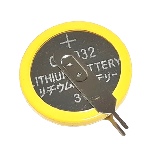 Элемент питания ET CR2032-VC2/10 PK1 2-ножки, вертикальный монтаж, литиевый элемент, 3V