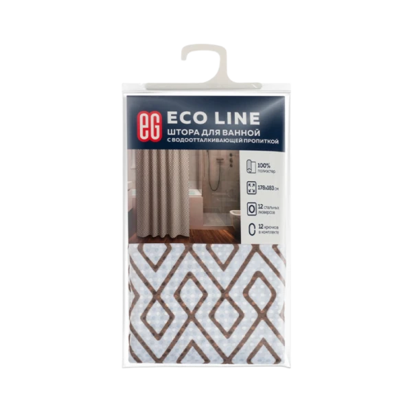 ЕГ ECO LINE Штора для ванной Мозаика (1/12)