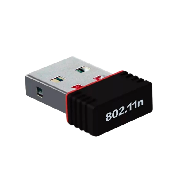 Wi-Fi адаптер Без бренда WD-1511B 2.4 ГГц 150Мбит USB 802.11 без антенны черный (1/500)