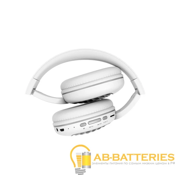 Наушники полноразмерные HOCO W23 bluetooth 5.0 с микр. microSD белый (1/30)