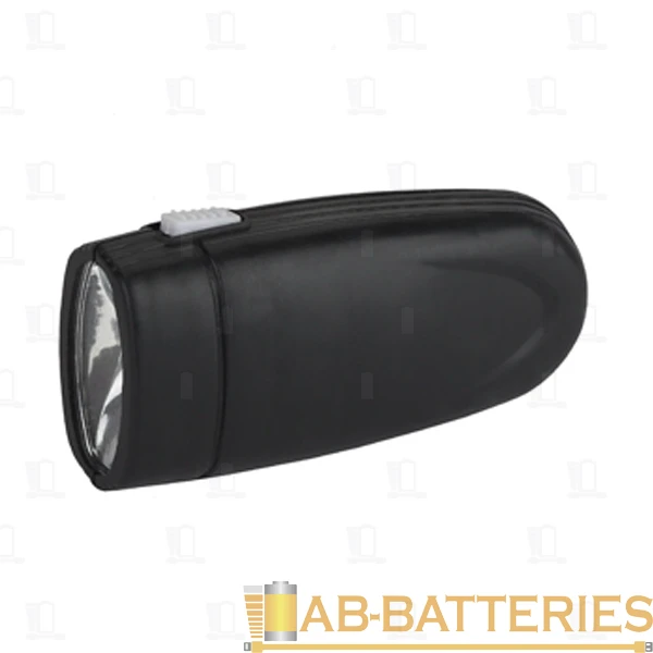 Фонарь универсальный Трофи TBP1L 1W 1LED от батареек черный (1/25/300)