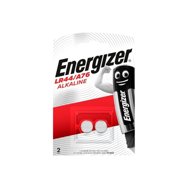 Батарейка Energizer G13/LR1154/LR44/357A/A76 BL2 Alkaline 1.5V (2/20/200)