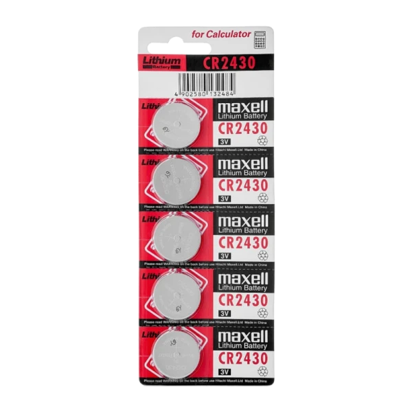 Батарейка Maxell CR2430 BL5 Lithium 3V (5/50/2000)