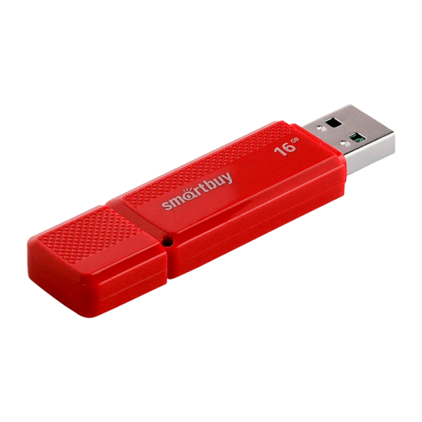 Флеш-накопитель Smartbuy Dock 16GB USB2.0 пластик красный
