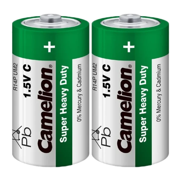 Батарейка Camelion Super R14 C Shrink 2 Heavy Duty 1.5V (2/12/288)