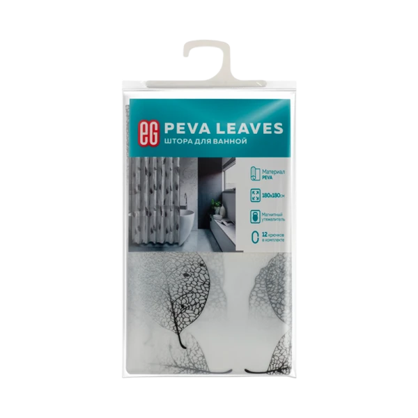 ЕГ PEVA Leaves Штора для ванной (1/12)