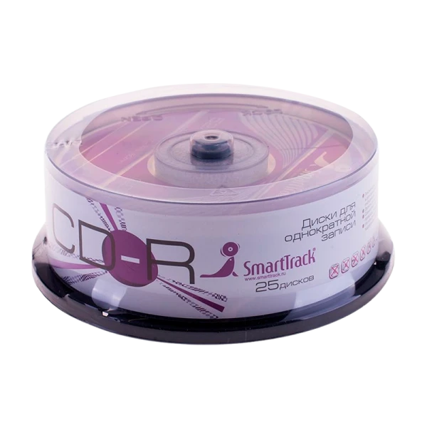 Диск CD-R SmartTrack 700MB 52x 25шт. cake box (25/250)