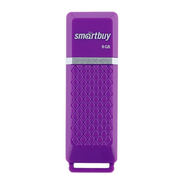 Флеш-накопитель Smartbuy Quartz 8GB USB2.0 пластик фиолетовый