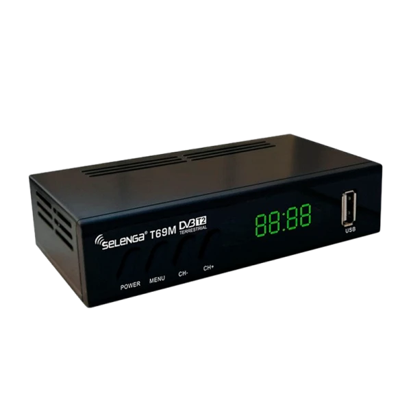 Приставка для цифрового ТВ Selenga T69M DVB-T/T2/C черный (1/20)