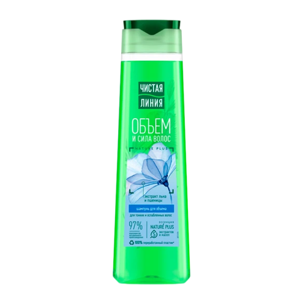 Шампунь Чистая линия Объем и Сила 400 мл (1/6)