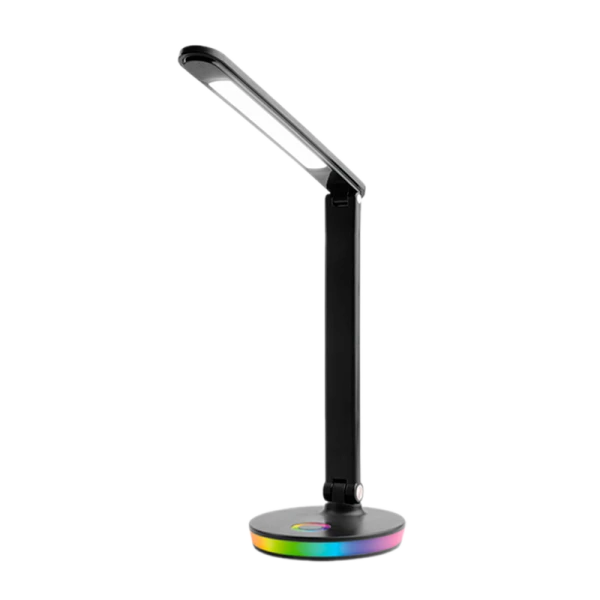 Светильник настольный Ultraflash UF-822 7W 230V на основании 3 цв. RGB черный