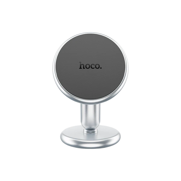 Держатель автомобильный HOCO CA89 на торпеду магнит серебряный (1/108)
