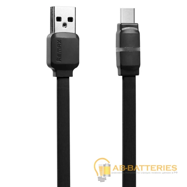 USB кабель REMAX Breathe (Micro) RC-029M Черный (1M, 2.1A)