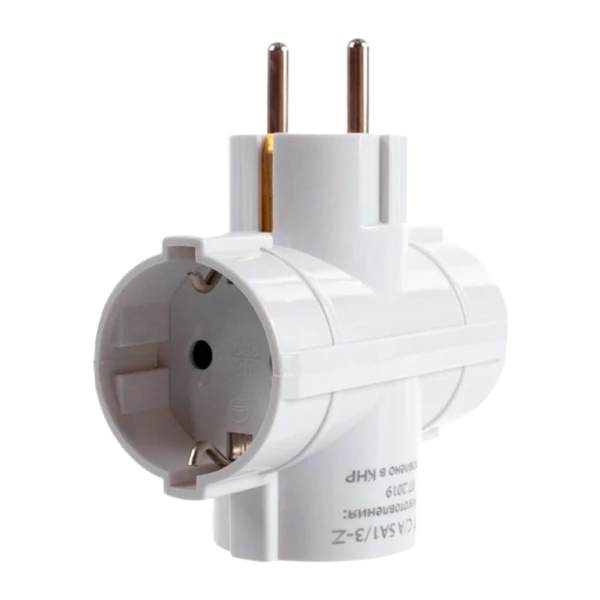 Разветвитель Старт SA1/3-Z 3р.С/З 16A белый (1/10/100)