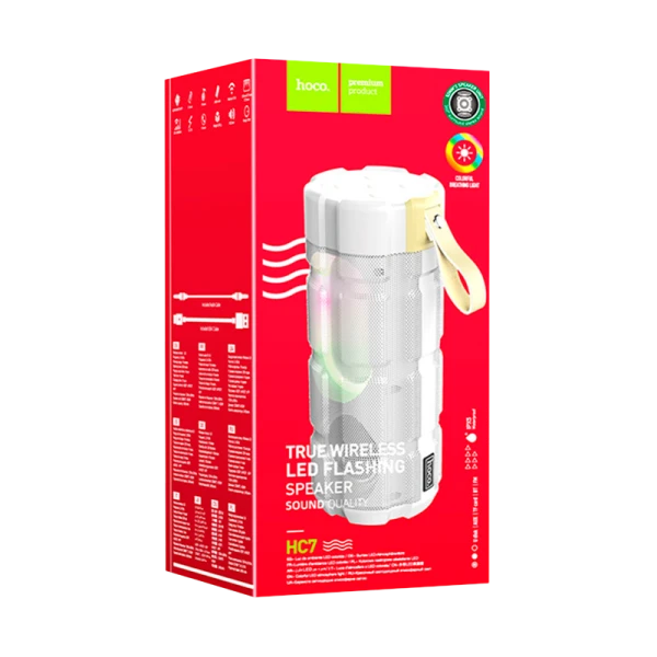 Портативная колонка HOCO HC7 bluetooth 5.0 microSD серый (1/30)