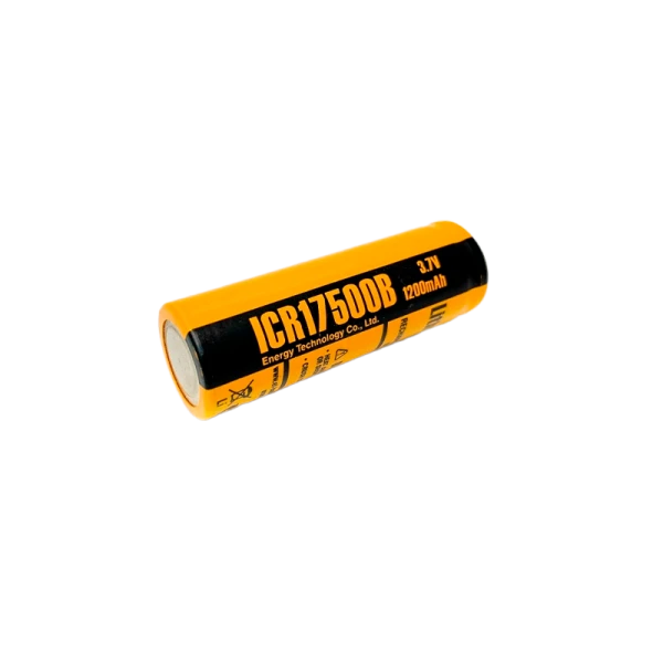 Аккумулятор ET ICR17500B 17.0*50.0, 1200mAh, Li-ion (1/180)