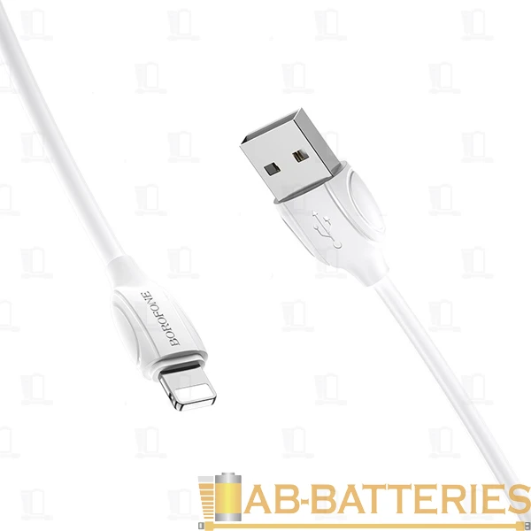 Кабель Borofone BX19 Lightning (m)-Type-C (m) 1.0м 20W силикон белый (1/360)