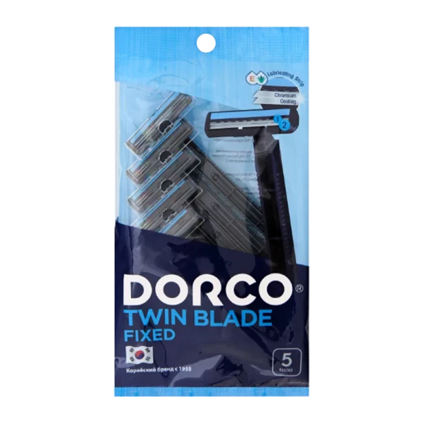 Бритва DORCO TG-708NV-5P пластиковая ручка 5шт. (1/20)