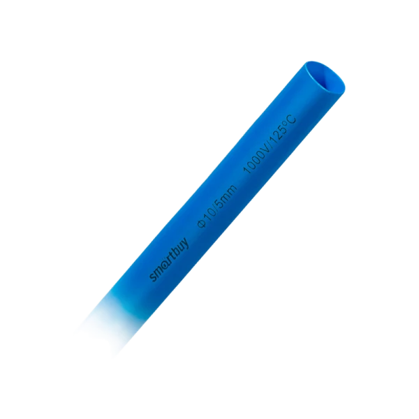 Термоусаживаемая трубка Smartbuy 10/5, ,синий, 1 метр (SBE-HST-10-db)