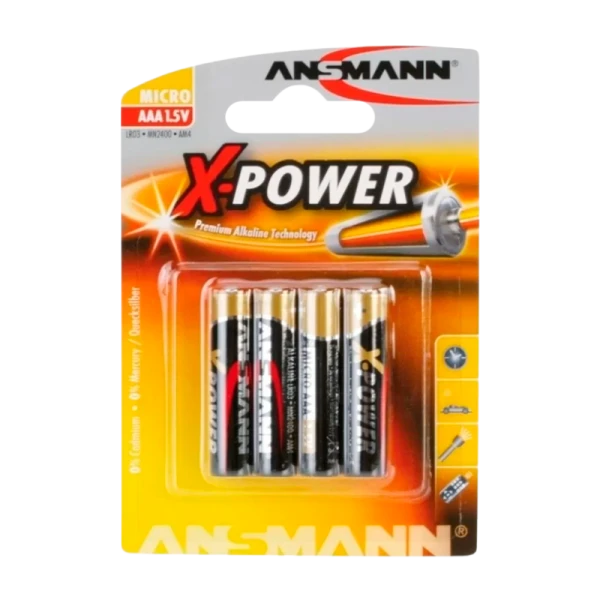 Батарейка ANSMANN X-POWER&nbsp;&nbsp;LR03 BL4