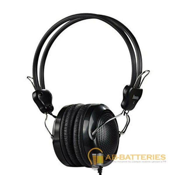 Наушники полноразмерные HOCO W5 с микр. черный (1/32)