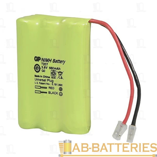 Аккумулятор для радиотелефонов GP T207 BL1 NI-MH 550mAh (1/14/140)