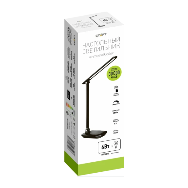 Светильник настольный Старт CT111 8W 220-240V 24LED на основании черный (1/12)