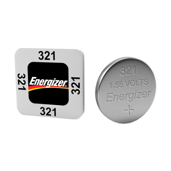 Батарейка Energizer 321 (SR616SW) BL1 Silver Oxide 1.5V 0%Hg (1/10/100/1000)