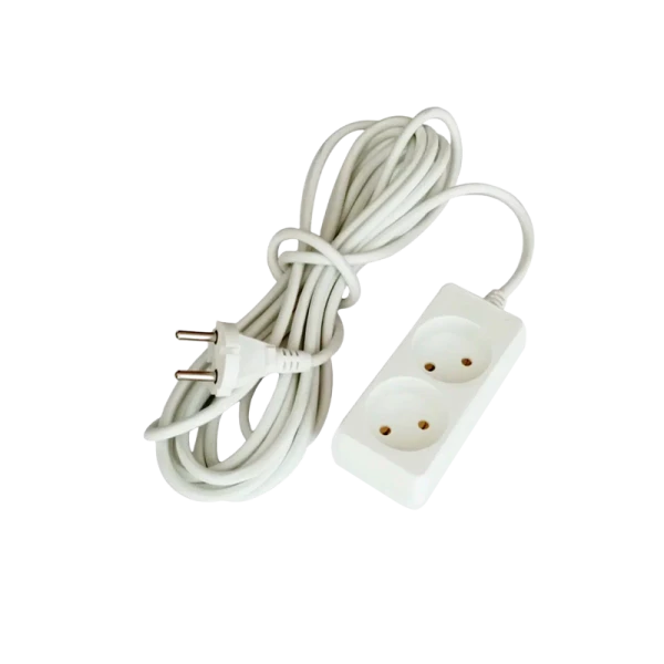 Удлинитель Прогресс Standard 2р.Б/З 10A 3.0м 2x1мм² белый (1/40)