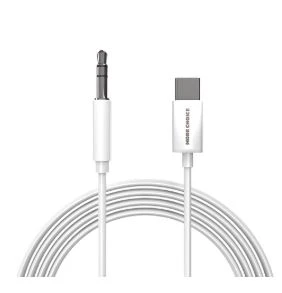 Кабель AUX MORE CHOICE UK28a Jack 3.5mm (m)-Type-C (m) 1м TPE белый