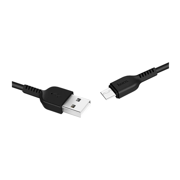 Кабель HOCO X20 USB (m)-Type-C (m) 1.0м 3.0A ПВХ черный (1/30/300)