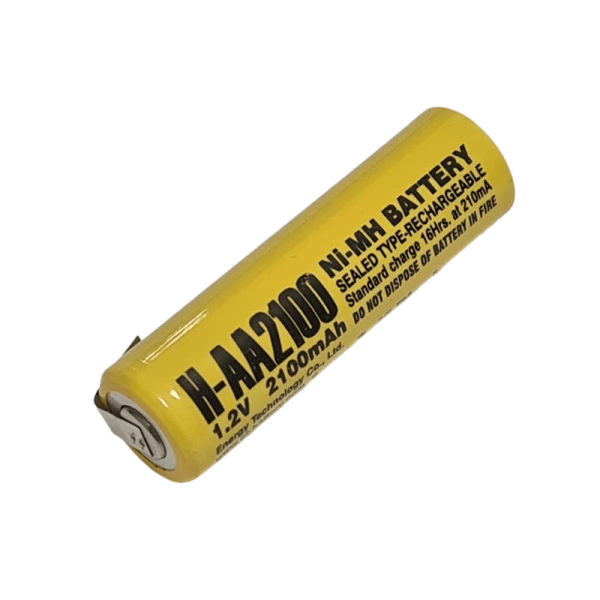 Аккумулятор ET H-AA2100-T 2100мАч, 2-ножки, горизонтальный монтаж,&nbsp;&nbsp;NI-Mh, 1.2В Low Self Discharge