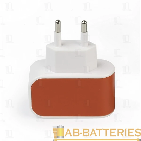 Сетевое З/У Smartbuy Color Charge 1USB 2.0A оранжевый (1/100)