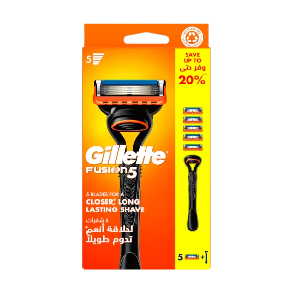 Бритва Gillette FUSION 5 лезвий 5 кассет ENG (1/8)