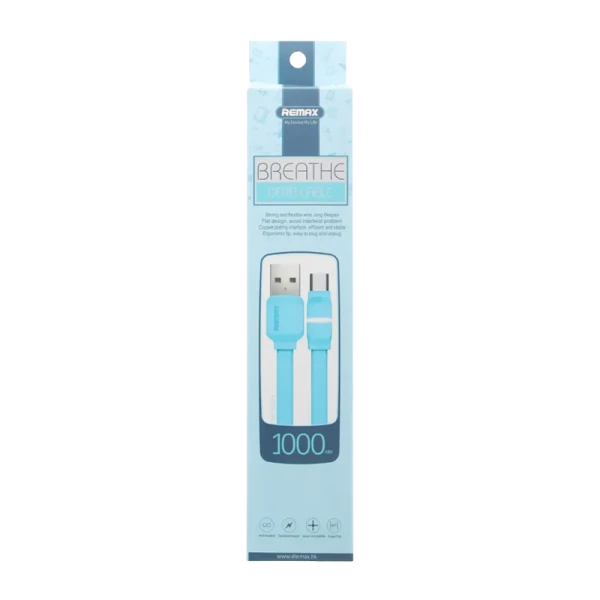 USB кабель REMAX Breathe (Micro) RC-029M Синий