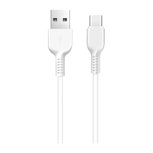 Кабель HOCO X13 USB (m)-Type-C (m) 1.0м 3.0A ПВХ белый (1/36/360)