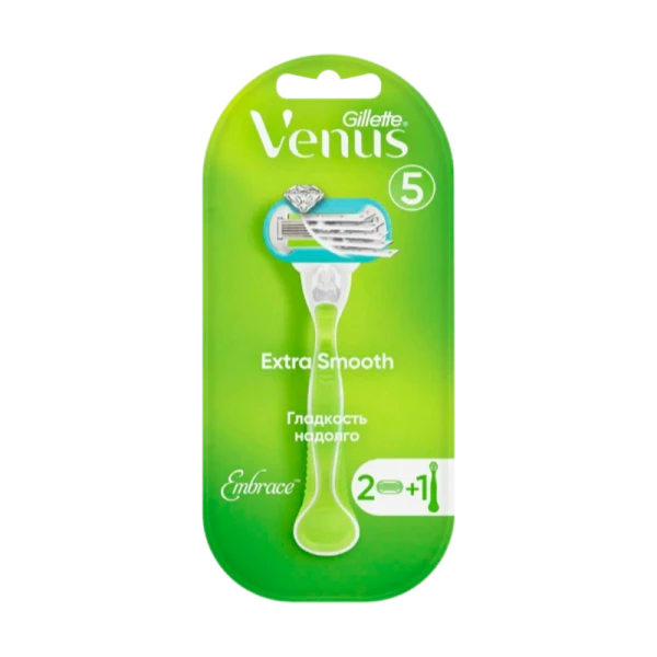 Бритва Gillette VENUS Embrace 5 лезвий 2 кассеты (1/5)