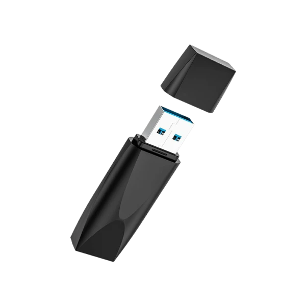 Флеш-накопитель Borofone Wonder BUD4 32GB USB3.0 пластик черный (1/40)