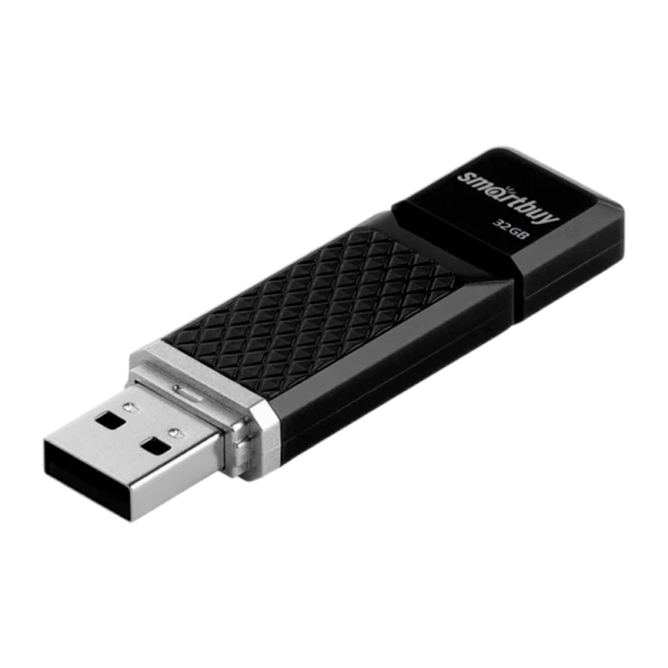 Флеш-накопитель Smartbuy Quartz 32GB USB2.0 пластик черный
