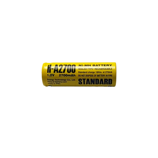Аккумулятор ET H-A2700 17.0*50.0, 1.2В, 2500мАч, Ni-MH