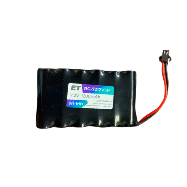 Аккумулятор ET RC-7212VSM BL1 VSM черный, 7.2V, 1200mAh, Ni-Mh, в ряд (1/100)
