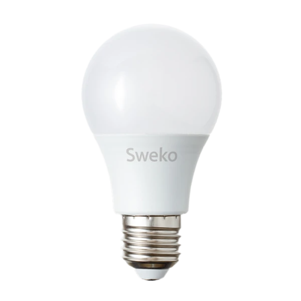 Лампа светодиодная Sweko A60 E27 15W 6500К 230V груша (1/5/100)