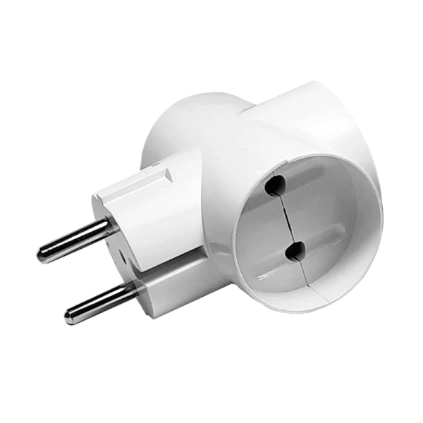 Разветвитель Прогресс 3р.Б/З белый (1/20/240)