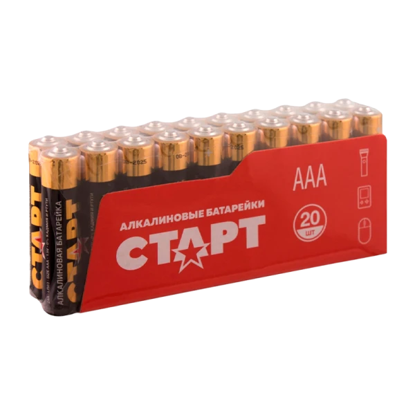 Батарейка Старт LR03 AAA Shrink 20 Alkaline 1.5V (20/40/720)