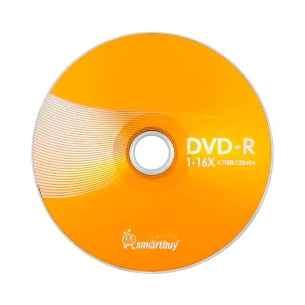 Диск DVD-R Smartbuy 4.7GB 16x Shrink 50 (50/600)